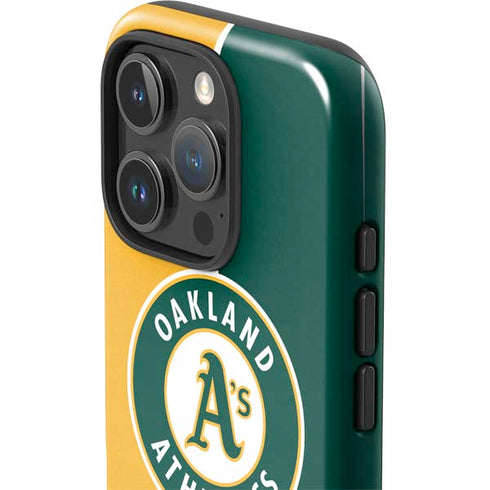 MLB Oakland Athletics Split iPhone 16 Pro Impact Case
