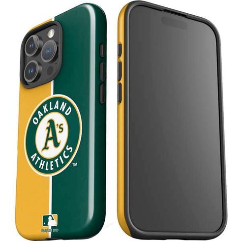 MLB Oakland Athletics Split iPhone 16 Pro Impact Case