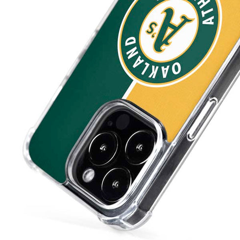 MLB Oakland Athletics Split iPhone 16 Pro MagSafe Case
