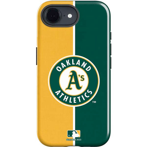 MLB Oakland Athletics Split iPhone 16e Impact Case