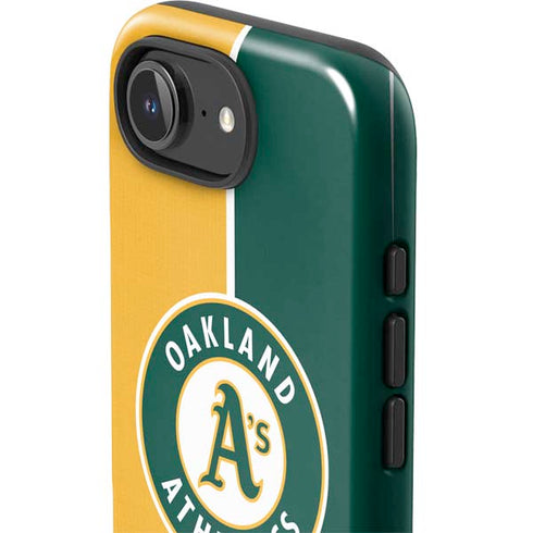 MLB Oakland Athletics Split iPhone 16e Impact Case