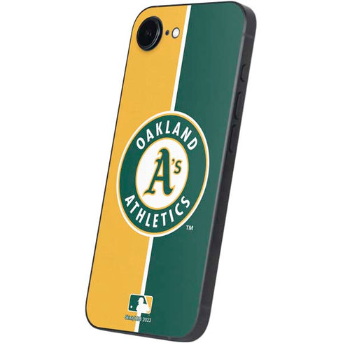 MLB Oakland Athletics Split iPhone 16e Skin