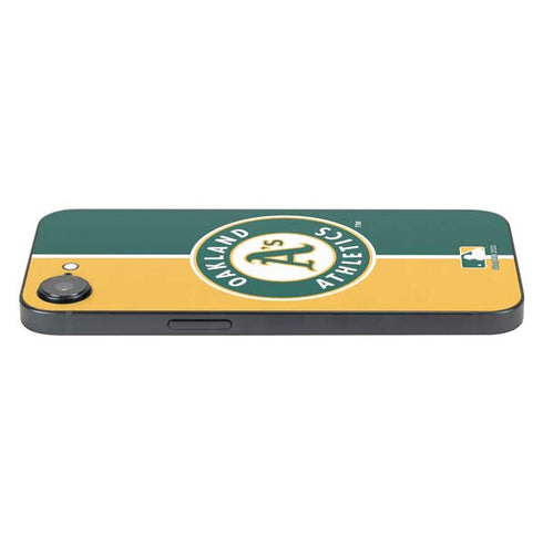 MLB Oakland Athletics Split iPhone 16e Skin