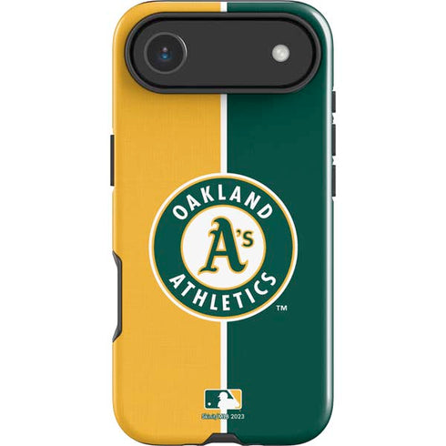 MLB Oakland Athletics Split iPhone 17 Air Impact Case