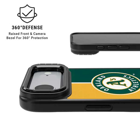 MLB Oakland Athletics Split iPhone 17 Air Kickstand Case