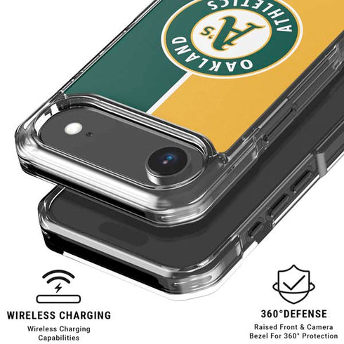 MLB Oakland Athletics Split iPhone 17 Air MagSafe Case