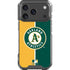 MLB Oakland Athletics Split iPhone 17 Pro Clear Case