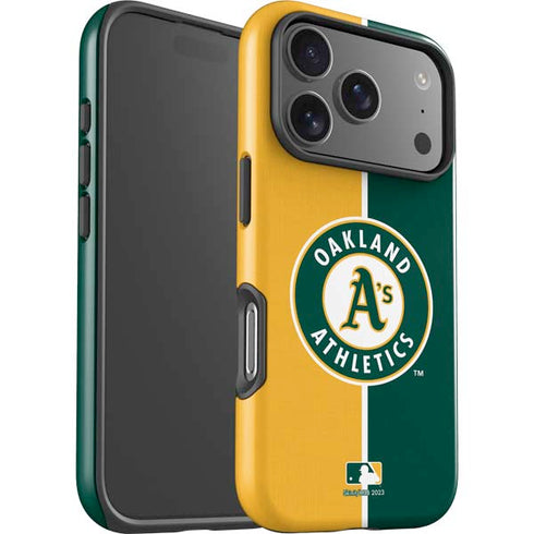 MLB Oakland Athletics Split iPhone 17 Pro Max Impact Case