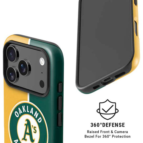 MLB Oakland Athletics Split iPhone 17 Pro Max Magsafe Impact Case