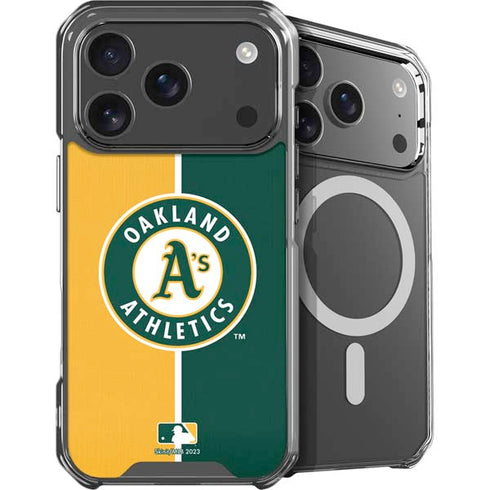 MLB Oakland Athletics Split iPhone 18 Pro Max MagSafe Case