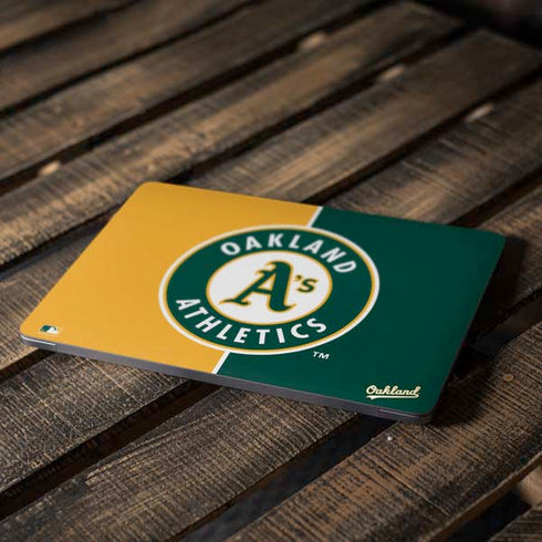 MLB Oakland Athletics Split Apple MacBook Air Skin