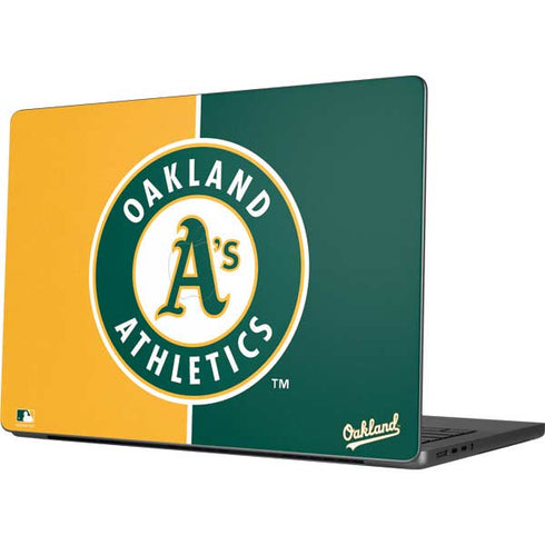 MLB Oakland Athletics Split Apple MacBook Pro 14-inch Skin