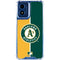MLB Oakland Athletics Split Moto G 5G (2024) Clear Case