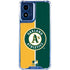 MLB Oakland Athletics Split Moto G 5G (2024) Clear Case