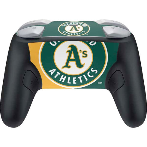 MLB Oakland Athletics Split Nintendo Switch 2 (2025) Pro Controller Skin