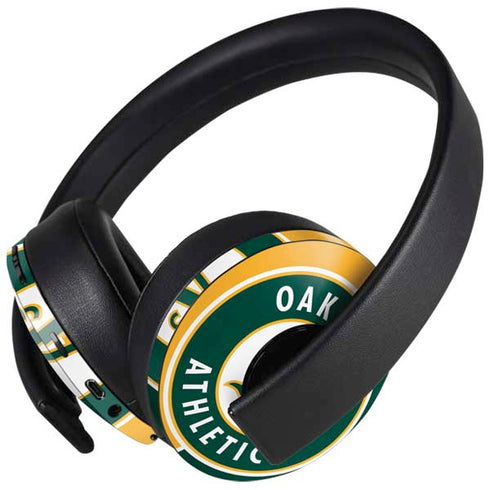 MLB Oakland Athletics Split PlayStation 4 Gold Wireless Headset Skin