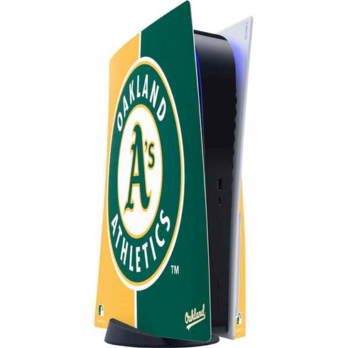 MLB Oakland Athletics Split PlayStation PS5 Skins