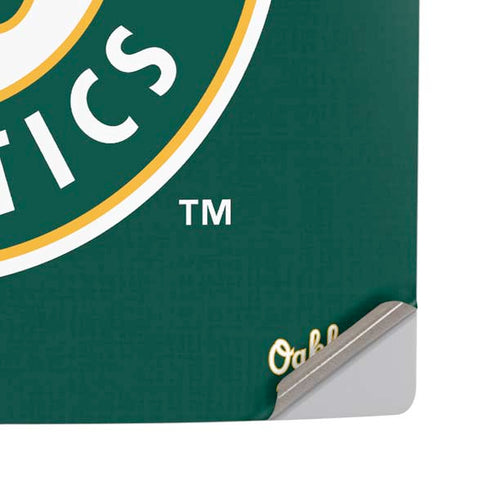 MLB Oakland Athletics Split PS5 Pro Disk Console Skin