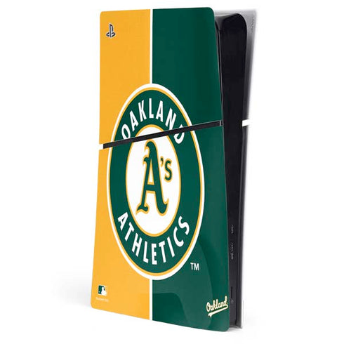 MLB Oakland Athletics Split PlayStation PS5 Skins