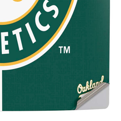 MLB Oakland Athletics Split PS5 Slim Digital Edition Console Skin