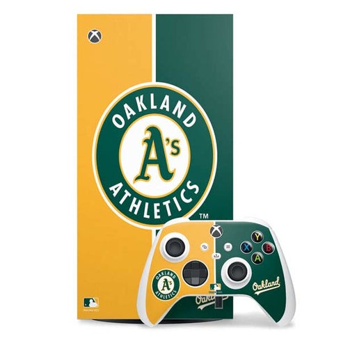 MLB Oakland Athletics Split Xbox Series X Skins