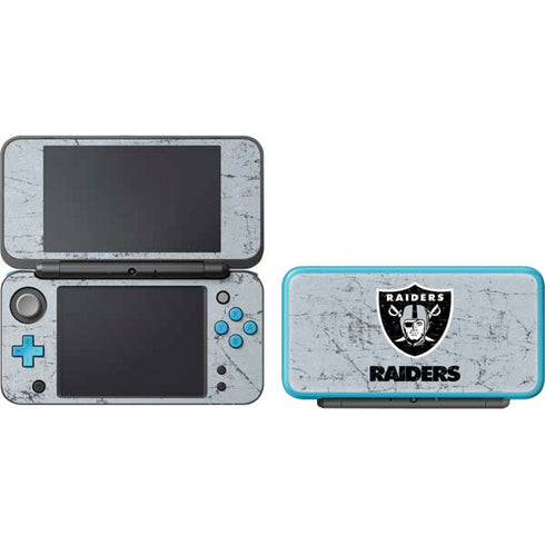 NFL Las Vegas Raiders - Alternate Distressed Nintendo 2DS XL (2017) Skin