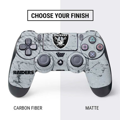 NFL Las Vegas Raiders - Alternate Distressed PS4 Controller Skin