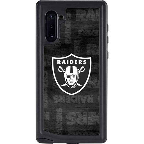 NFL Las Vegas Raiders Black & White Galaxy Cases