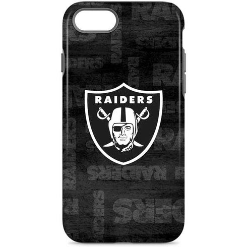 NFL Las Vegas Raiders Black & White iPhone Cases