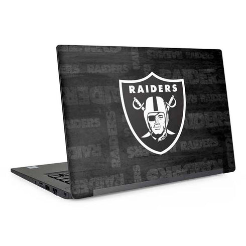 NFL Las Vegas Raiders Black & White Dell Latitude Skin