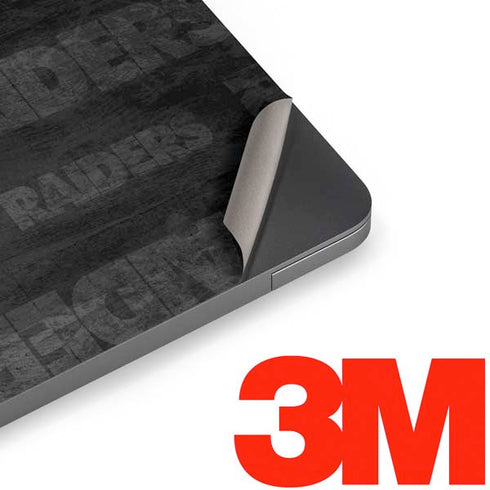 NFL Las Vegas Raiders Black & White Apple MacBook Air Skin