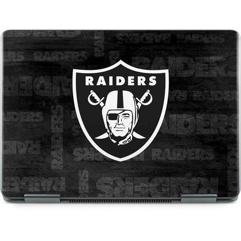NFL Las Vegas Raiders Black & White Notebook 9 Pro 13in (2017) Skin