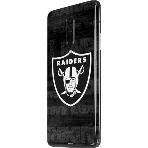 NFL Las Vegas Raiders Black & White OnePlus 7 Pro Skin