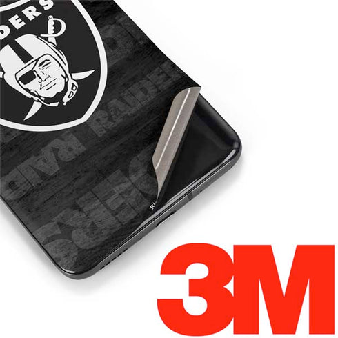 NFL Las Vegas Raiders Black & White OnePlus 7 Pro Skin