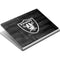 NFL Las Vegas Raiders Black & White Surface Book Skin