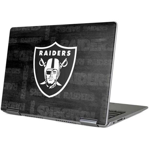 NFL Las Vegas Raiders Black & White Yoga 710 14in Skin