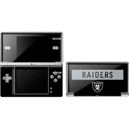 NFL Las Vegas Raiders Black Performance Series Nintendo Skins