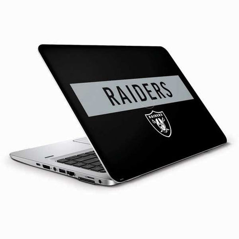 NFL Las Vegas Raiders Black Performance Series HP Elitebook Skin