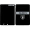 NFL Las Vegas Raiders Black Performance Series Apple iPad Skin