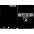 NFL Las Vegas Raiders Black Performance Series Apple iPad Skin