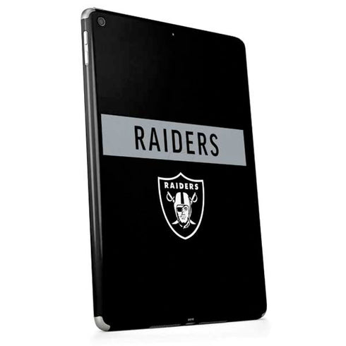 NFL Las Vegas Raiders Black Performance Series Apple iPad Skin