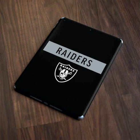 NFL Las Vegas Raiders Black Performance Series Apple iPad Skin