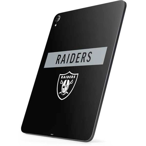 NFL Las Vegas Raiders Black Performance Series Apple iPad Pro Skin
