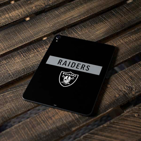 NFL Las Vegas Raiders Black Performance Series Apple iPad Pro Skin