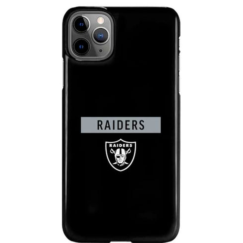 NFL Las Vegas Raiders Black Performance Series iPhone Cases