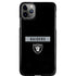 NFL Las Vegas Raiders Black Performance Series iPhone Cases