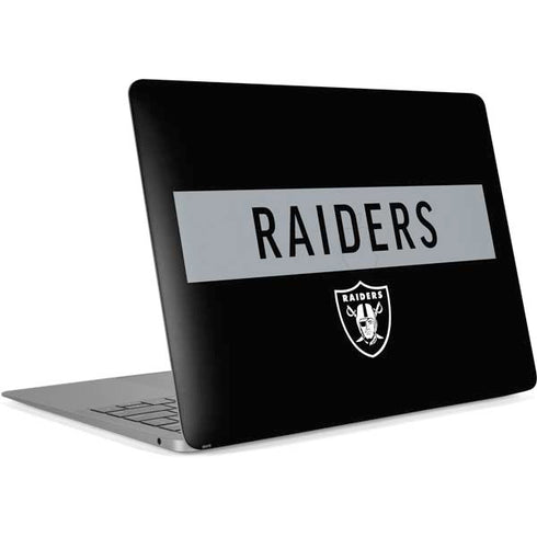 NFL Las Vegas Raiders Black Performance Series Apple MacBook Air Skin