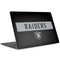 NFL Las Vegas Raiders Black Performance Series MacBook Skins