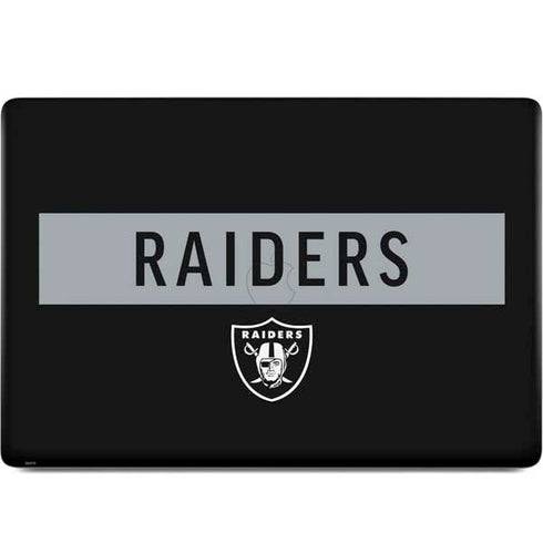 NFL Las Vegas Raiders Black Performance Series MacBook Skins