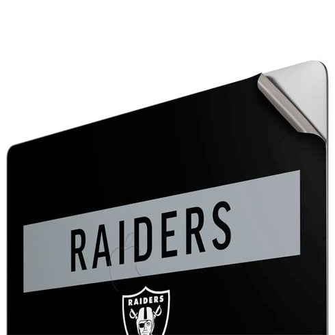 NFL Las Vegas Raiders Black Performance Series Apple MacBook Pro 16-inch Skin